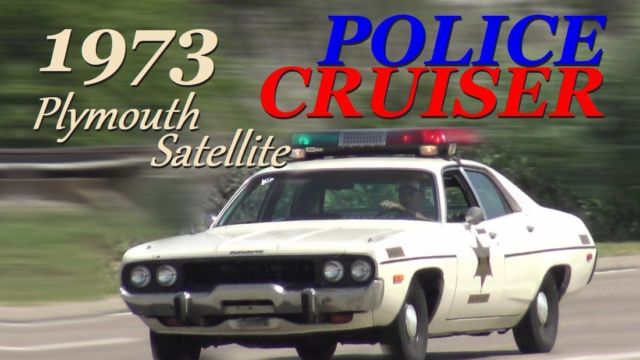 1973 Plymouth Satellite Police Cruiser
