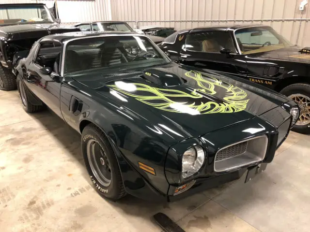 1973 Pontiac Trans Am Brewster Green 455 - 4 Speed