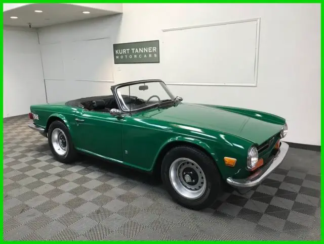 1973 Triumph TR-6 BLACK TRIM AND WEATHER EQUIPMENT. 4-SPEED.