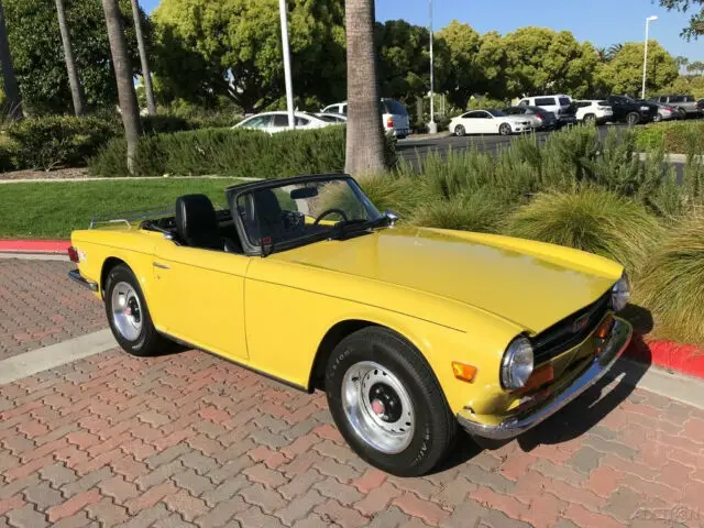 1973 Triumph TR-6 1973 TRIUMPH TR-6 CONVERTIBLE, OVERDRIVE