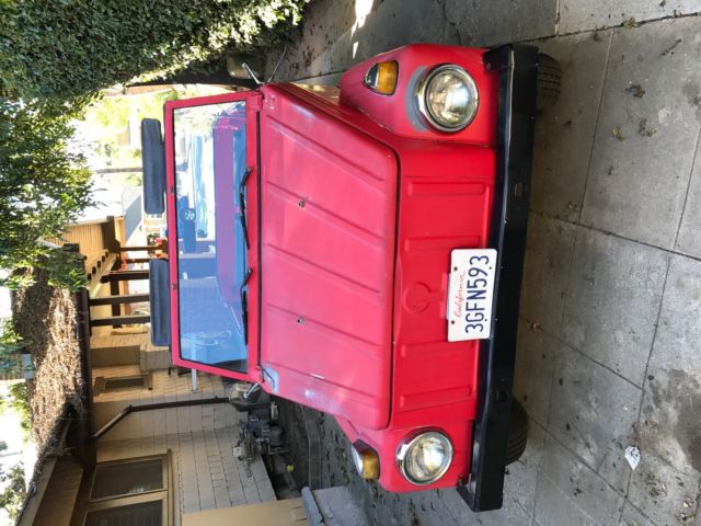 1973 Volkswagen Thing red