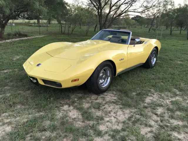 1974 Chevrolet Corvette Two top 4 speed AC 350 1 of only 5,474 convertible