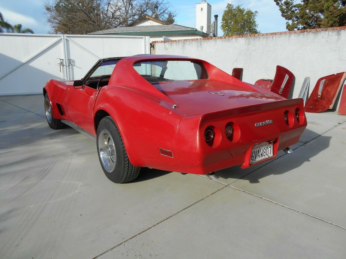 1974 Chevrolet Corvette red