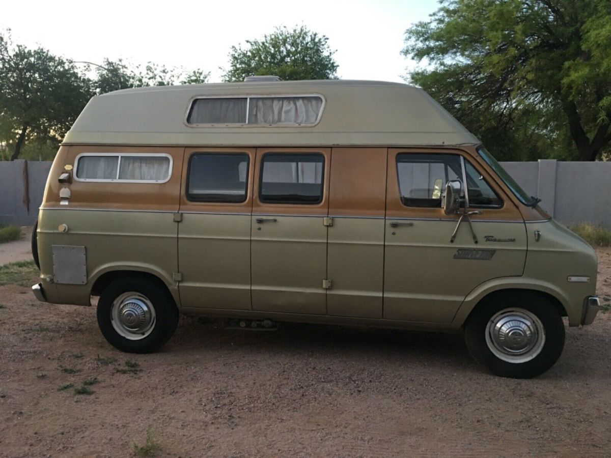 1974 Dodge High Top Tradesman 300 Camper Van Conversion