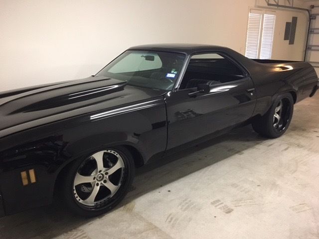 1974 Chevrolet El Camino Black