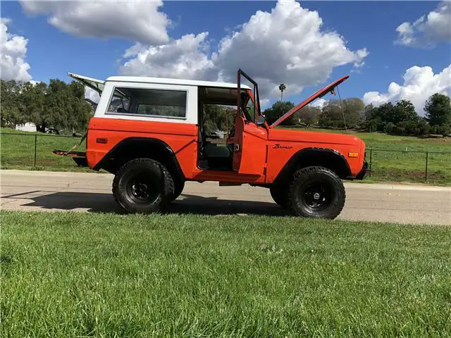 1974 Ford Bronco 302 V8 4x4 Convertible Truck Southern California