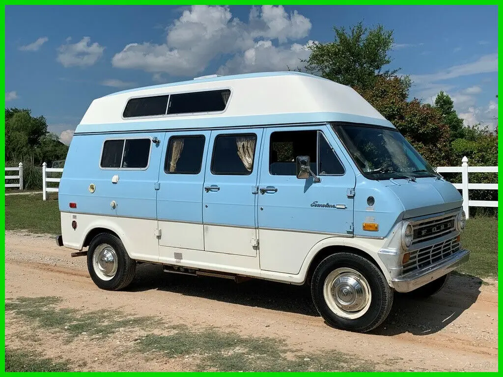 1974 Ford E-Series Van 1974 Ford Econoline 300, Super Van Camper, No Reserve