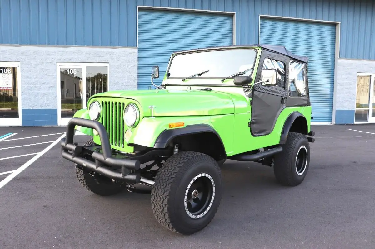 1974 Jeep CJ 5 4X4 Lifted 304 V8 A/C Restored 