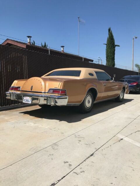 1974 Lincoln Mark Series gold luxury edition