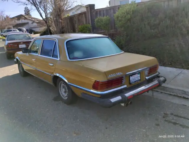 1974 Mercedes-Benz 450SEL gold