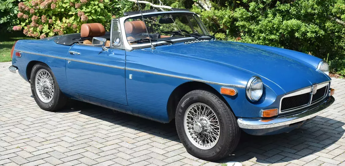 1974 MG MGB Convertible Chrome Bumpers 4-Speed