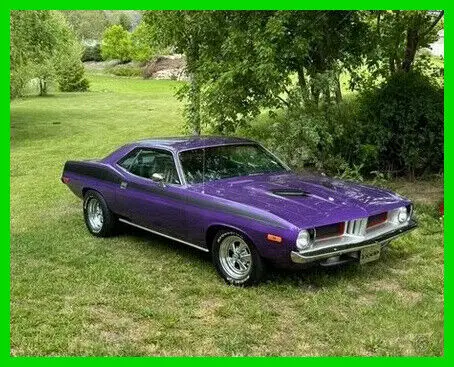 1974 Plymouth Barracuda Numbers Matching BS23L Code