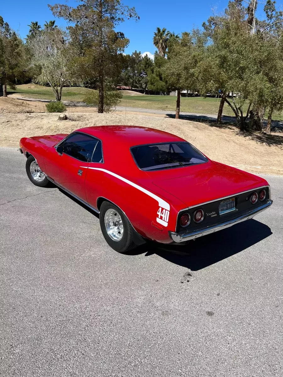 1974 Plymouth Cuda Red for sale