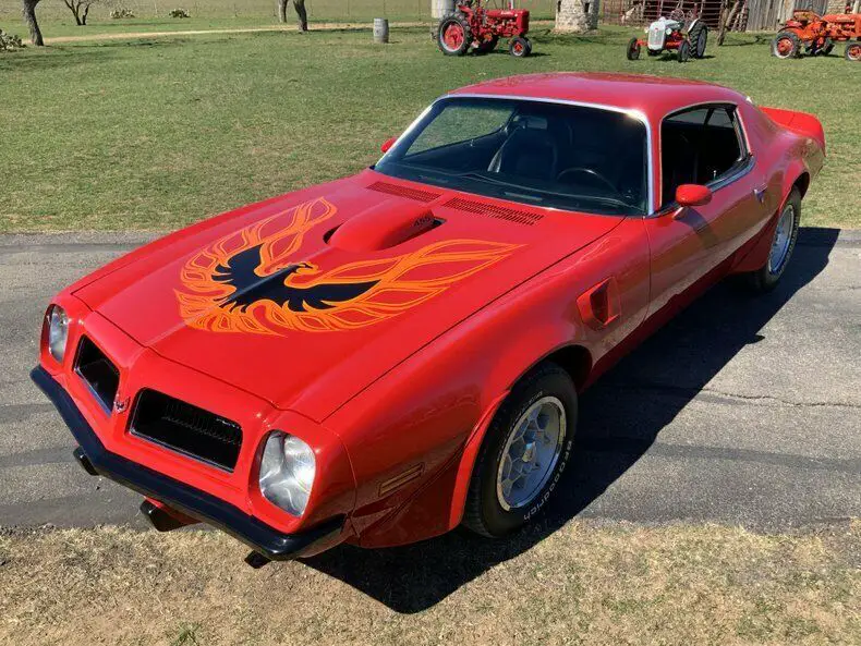 1974 Pontiac Firebird Buccaneer Red Trans Am 455 V8 Automatic PB PS