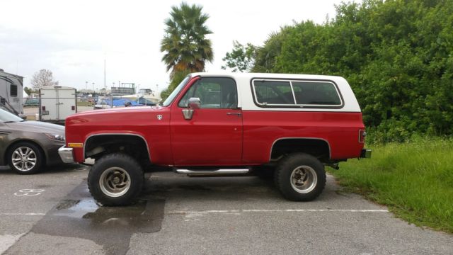 1974 Red w/White K5 Blazer for sale: photos, technical specifications ...