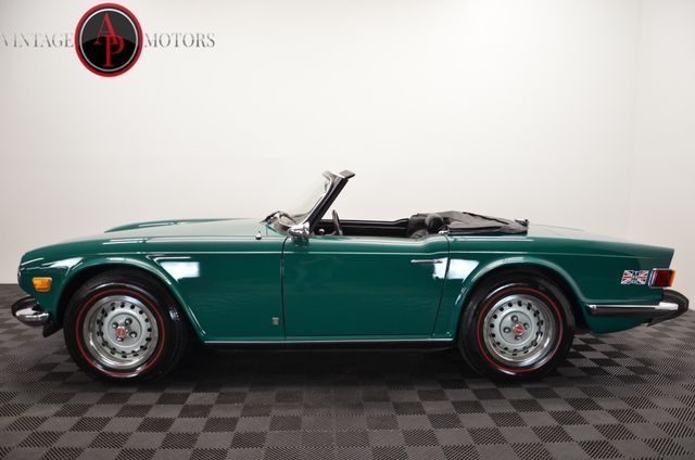 1974 Triumph TR-6 BRITISH RACING GREEN CONVERTIBLE 4SPD