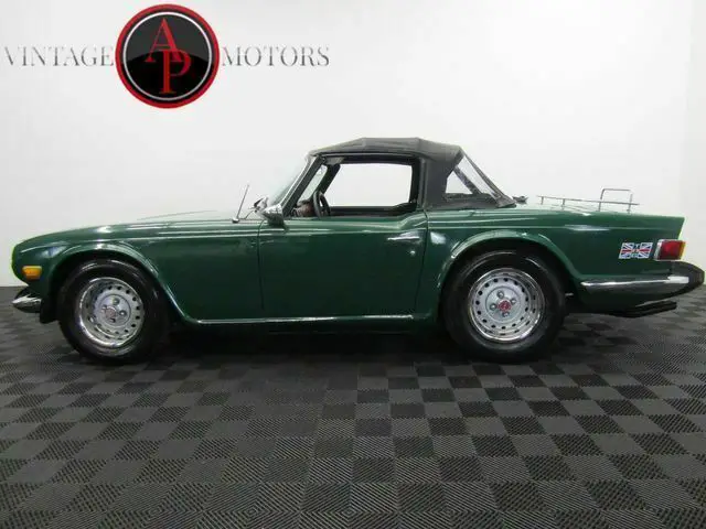 1974 Triumph TR-6 CONVERTIBLE! LUGGAGE RACK!