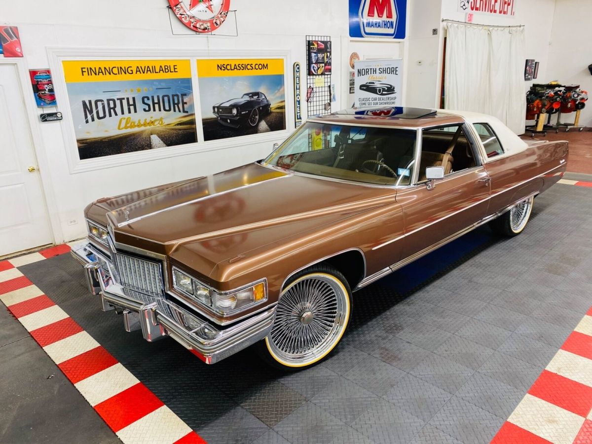 1975 Cadillac DeVille - COUPE DEVILLE DELEGANCE - NEW WHEELS AND TIRES -