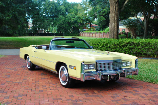 1975 Cadillac Eldorado Convertible 10,232 Actual Miles! Rare Treasure!