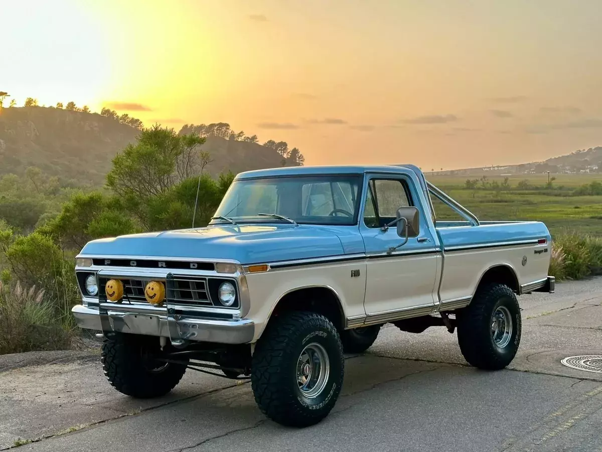 1975 Ford F-100 Ranger 4WD 428 V8 1 Elderly Owner All Original Paint