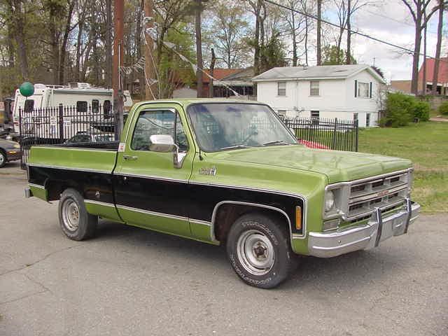 1975 GMC Sierra 1500 GREEN/BLACK