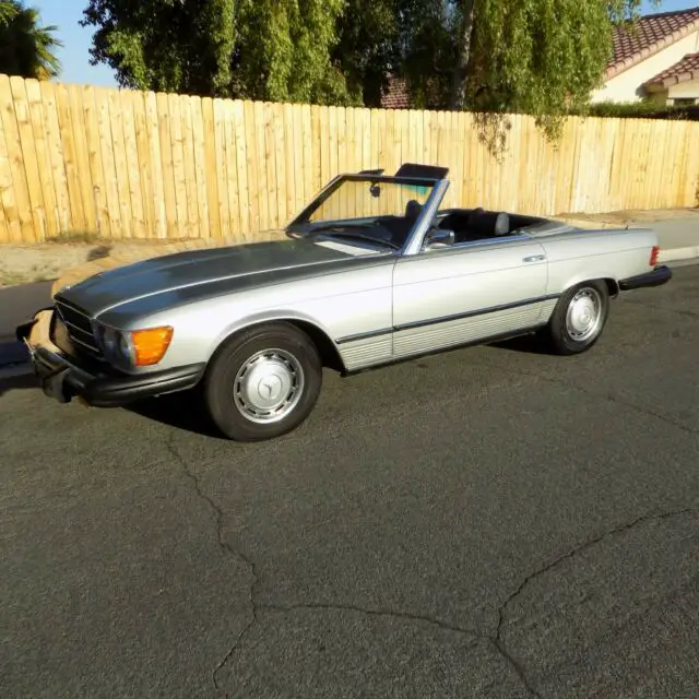 1975 Mercedes-Benz SL-Class 450 SL Convertible with Low Mileage and Two Tops