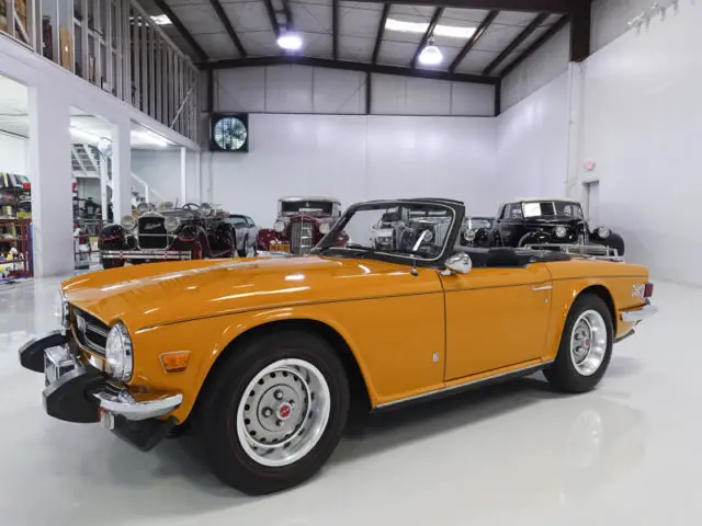 1975 Triumph TR-6 Roadster, ONLY 52,413 ACTUAL MILES!