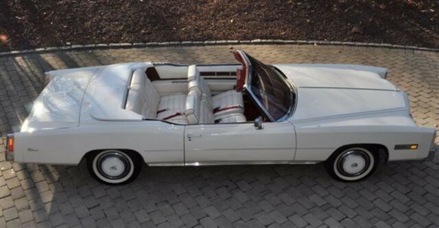 1976 Cadillac Eldorado white/red piping