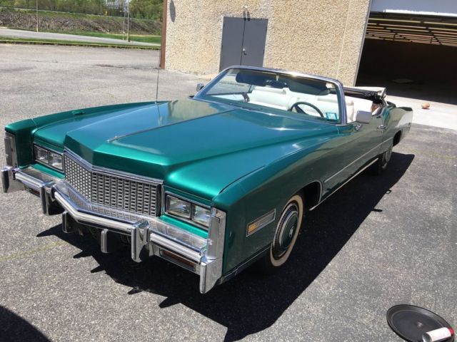 1976 Cadillac Eldorado Conv green --
