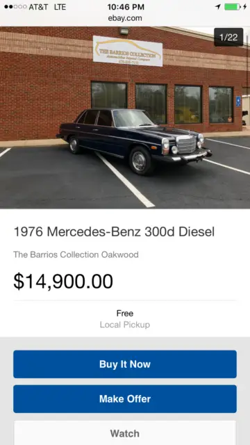 1976 Mercedes-Benz 300-Series