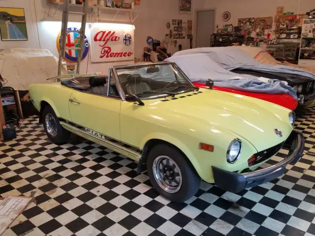 1976 Fiat 124 Spider Convertible