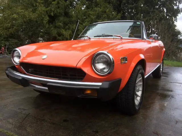 1976 Fiat 124 Spider Convertible