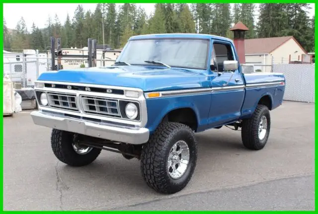 1976 Ford F-100 Lifted 4X4, 429ci, Modified, Manual, 4 speed, Big Blue