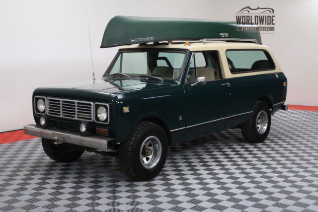 1976 International Harvester Scout RARE AC TRAVELER EDITION LWB