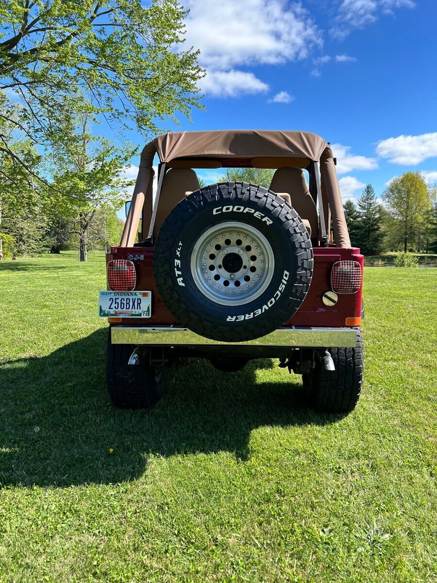 1976 Jeep Cj 5 Suv Red Renegade For Sale