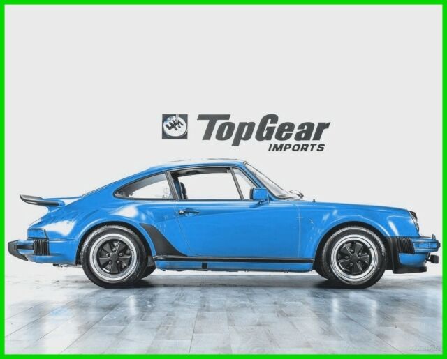 1976 Porsche 911 Blue Leather