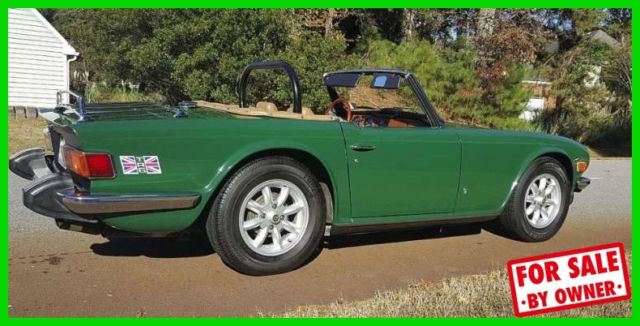 1976 Triumph TR-6 Convertible Car