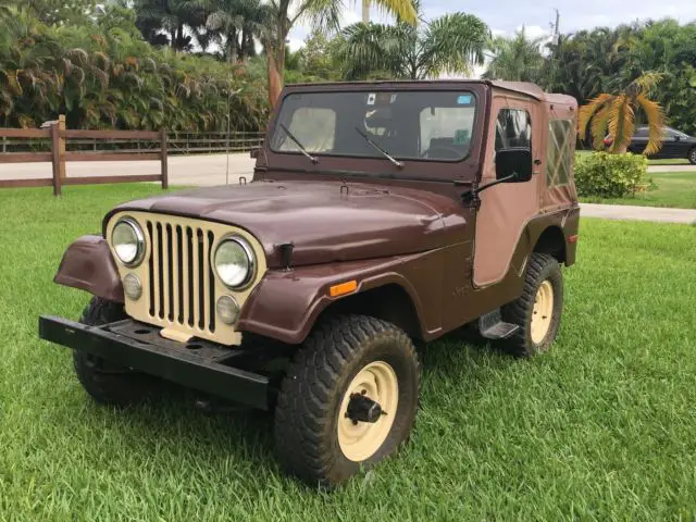 1977 Jeep CJ 5 brown