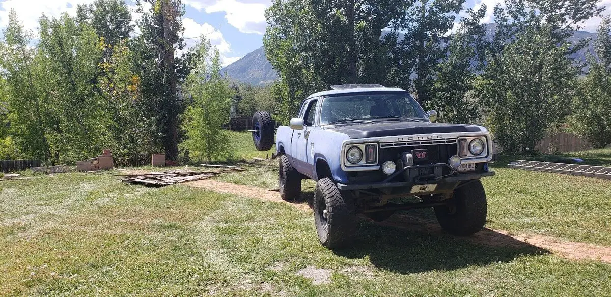 1977 Dodge Power Wagon Club Cab, Bobbed Bed