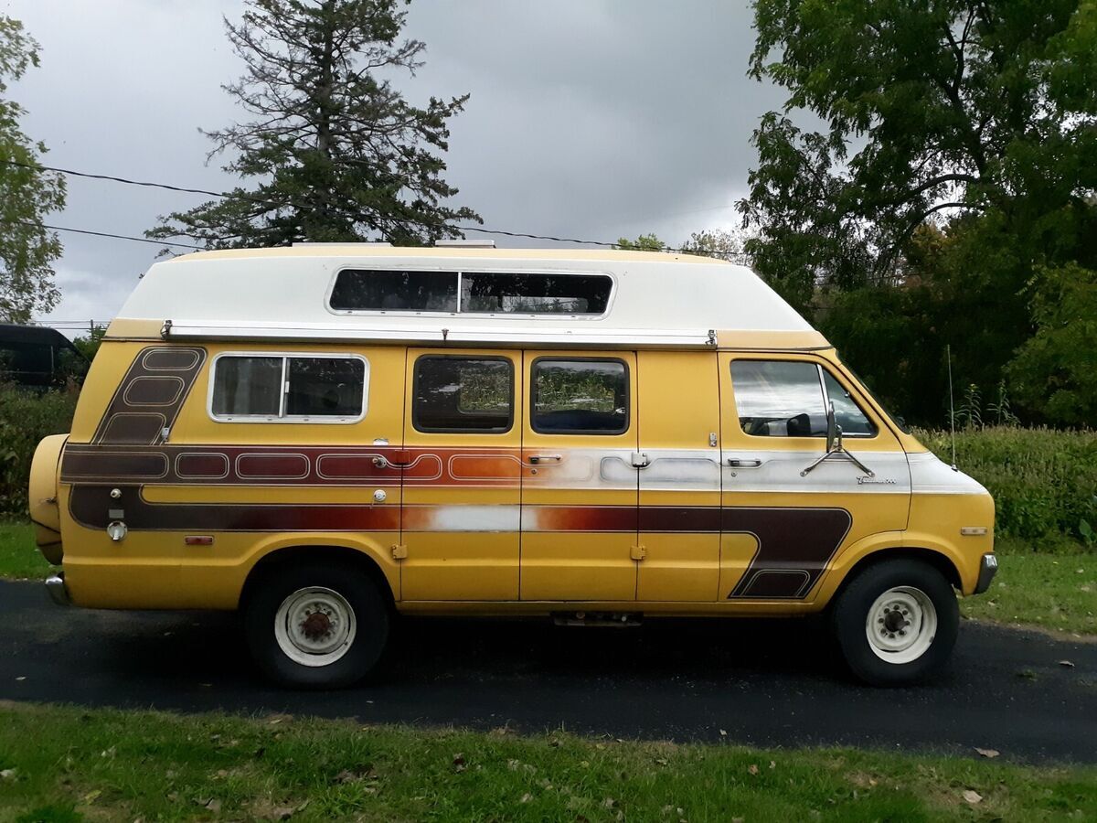 1977 Dodge tradesman High top camper van