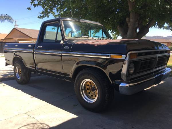 1977 Ford F-100 Ranger XLT Standard Cab Pickup 2-Door