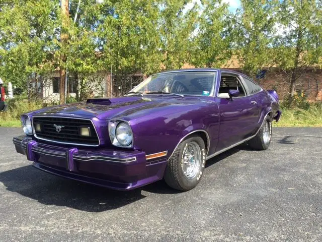 1977 Ford Mustang Ii Fastback Purple Metallic 302 50 5 Spd Manual For Sale 7782