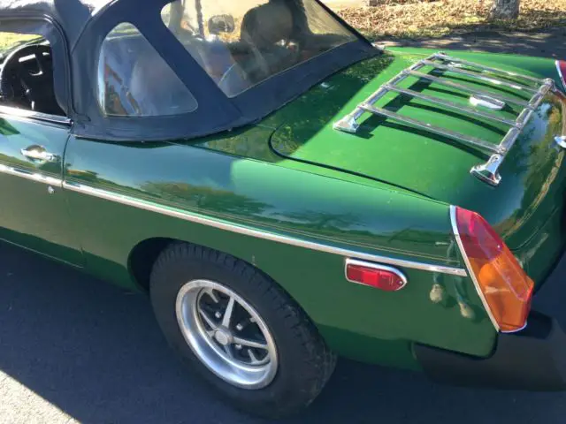 1977 MG MGB Brookland Green over Autumn Leaf