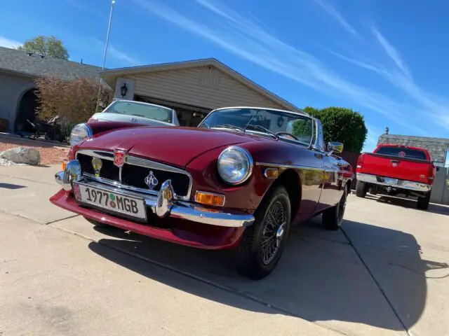 1977 MG MGB chrome