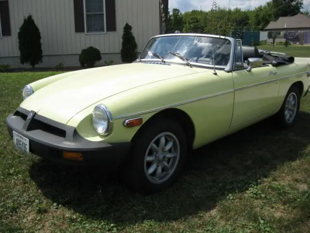 1977 MG MGB CONVERTIBLE , HARD TOP