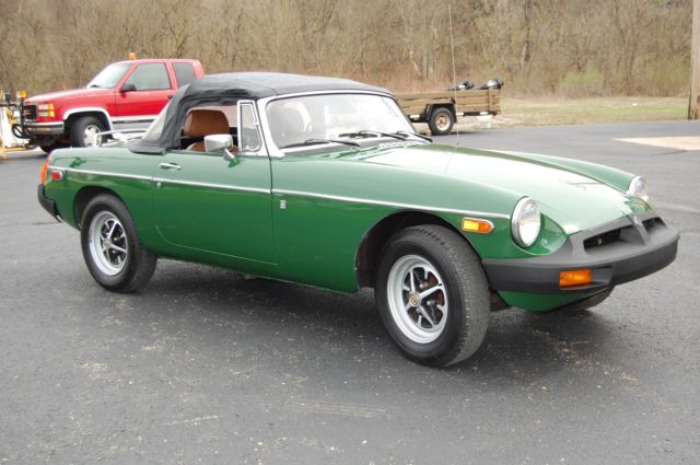 1977 MG MGB Roadster with Hardtoip and Tonneau covers
