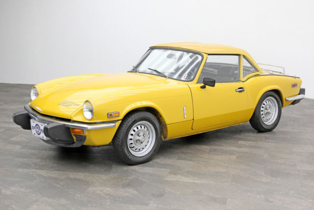 1977 Triumph Spitfire Convertible with Factory Hard Top
