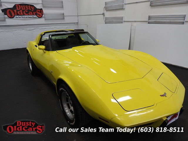 1977 Chevrolet Corvette Runs Drives Body Int VGood 350V8 4 spd manual