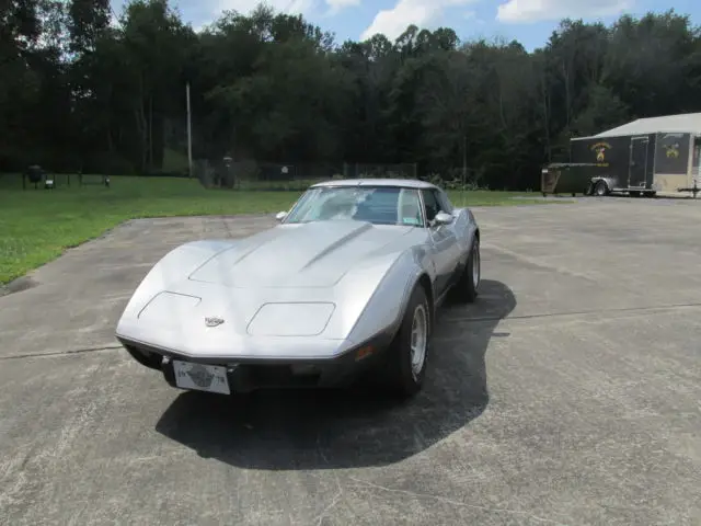 1978 Chevrolet Corvette Silver and Brown 25th Aniversery collors