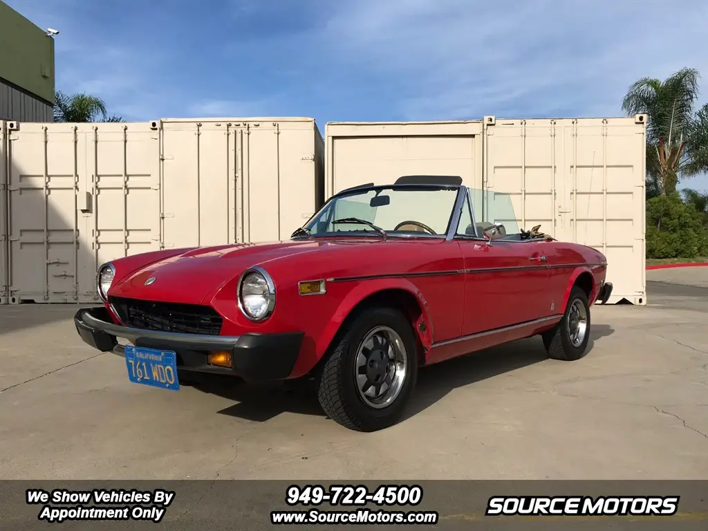 1978 Fiat 124 Spider 1800